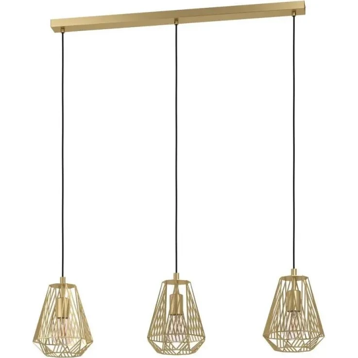 EGLO STYPE langbordspendel 3xE27 børstet messing L960