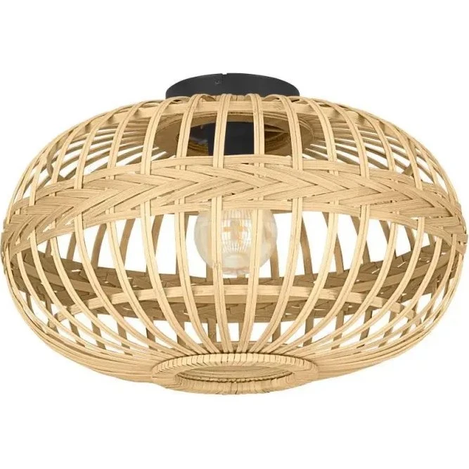 EGLO Amsfield Loftlampe Ø45 cm Natur (E27)