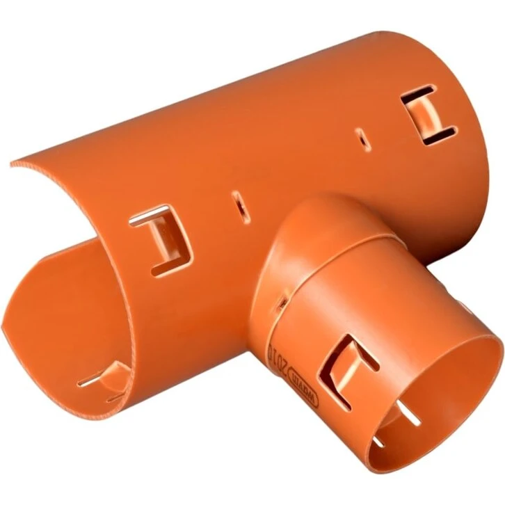 Wavin 160 x 92 mm 90° PVC drænsadelgren