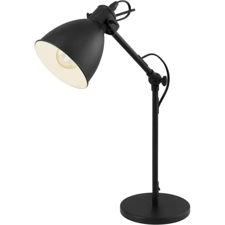 EGLO Priddy bordlampe, sort 42,5 cm