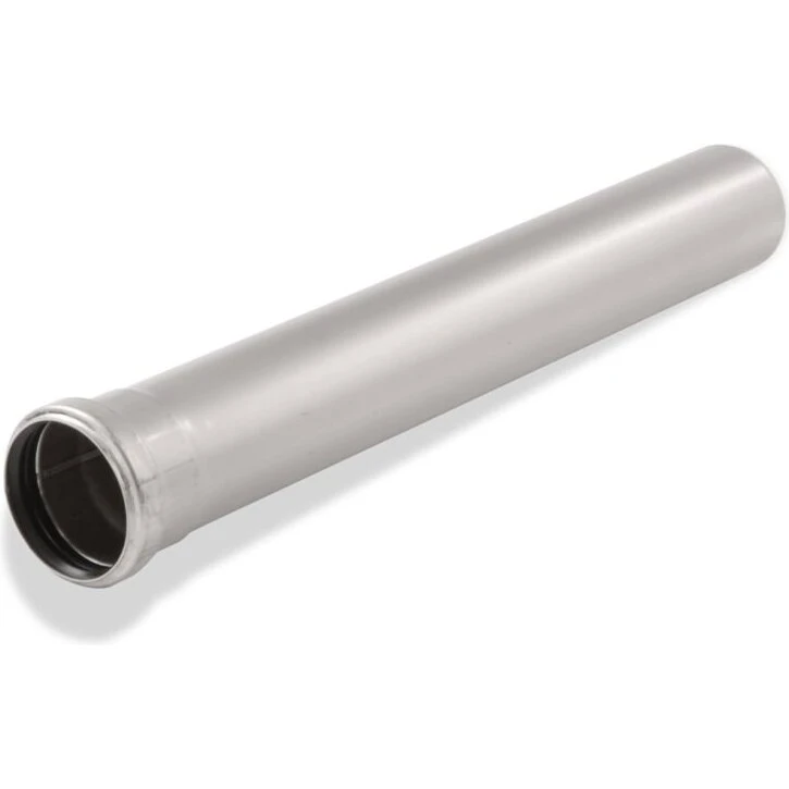 Aco Ø75 mm afløbsrør 500 mm rustfrit stål (muffe)