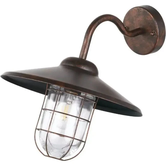 EGLO Melgoa Udendørs Væglampe Antik Kobber (E27, IP44)