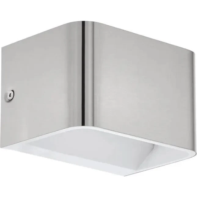 EGLO Sania 4 Væglampe 130mm 6W 3000K - Børstet stål