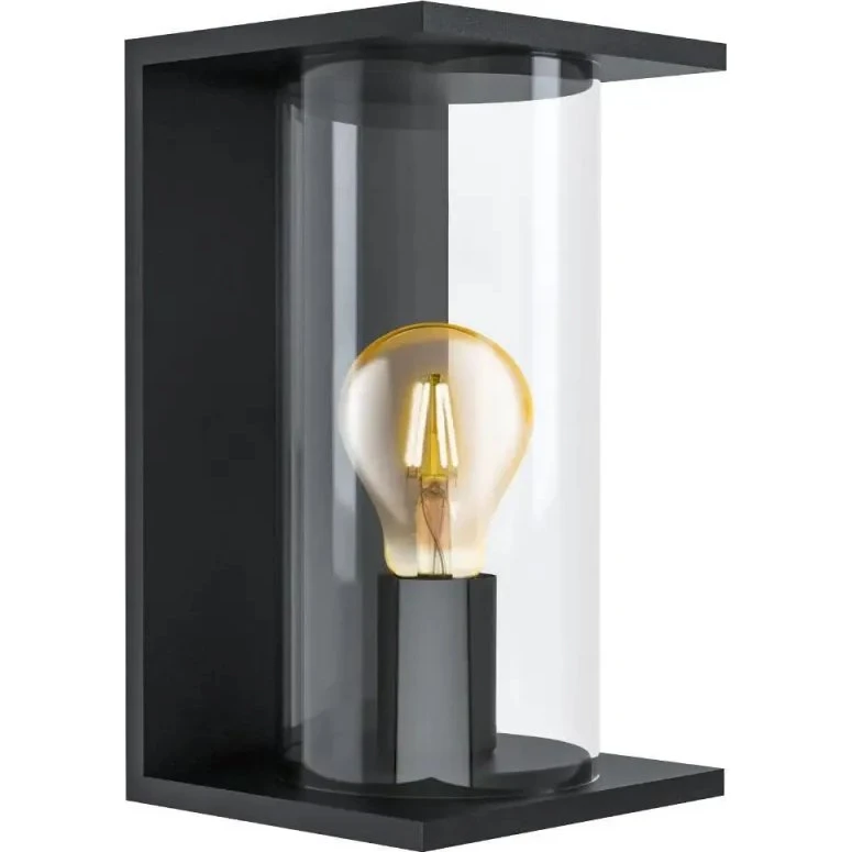 EGLO Cascinetta Udendørs Væglampe Sort E27