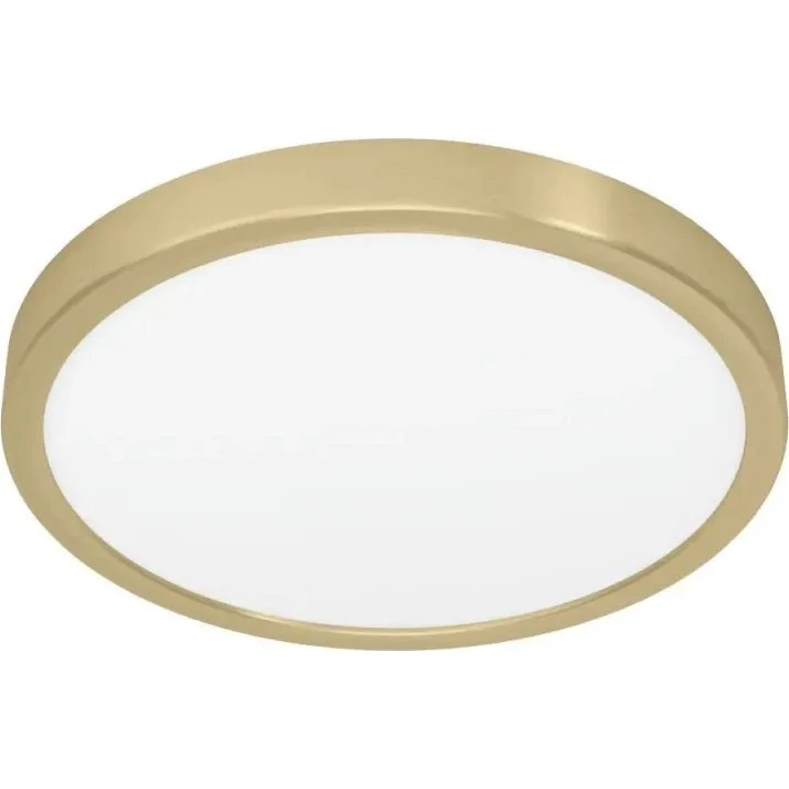 EGLO Fueva 5 LED plafond Ø285 mm – børstet messing