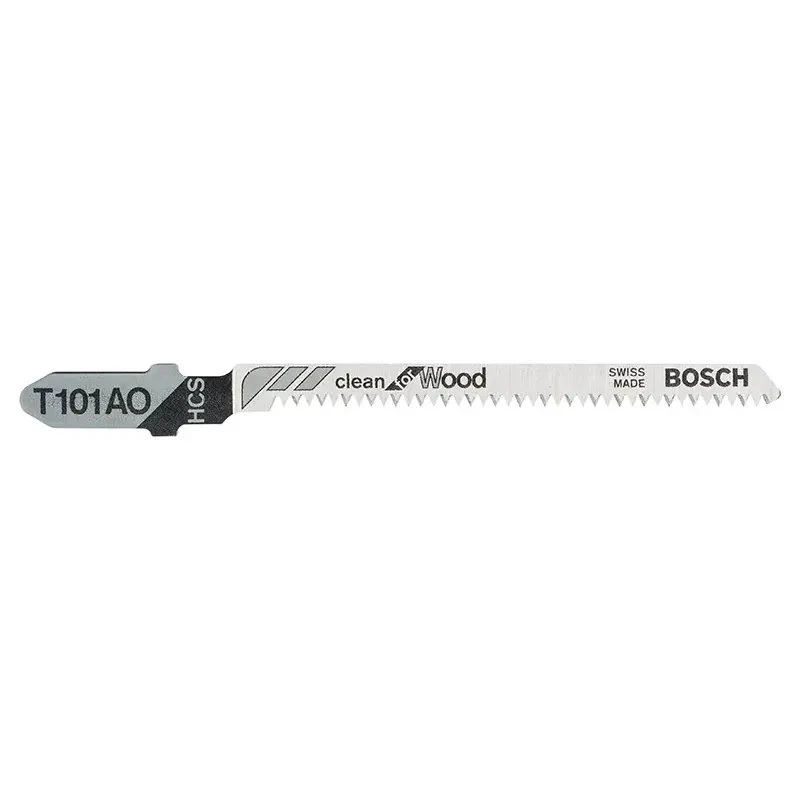 Bosch T 101 AO stiksavklinge 5 stk – Clean for Wood