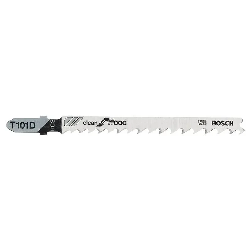 Bosch T 101 D Stiksavklinge Clean for Wood, 5 stk