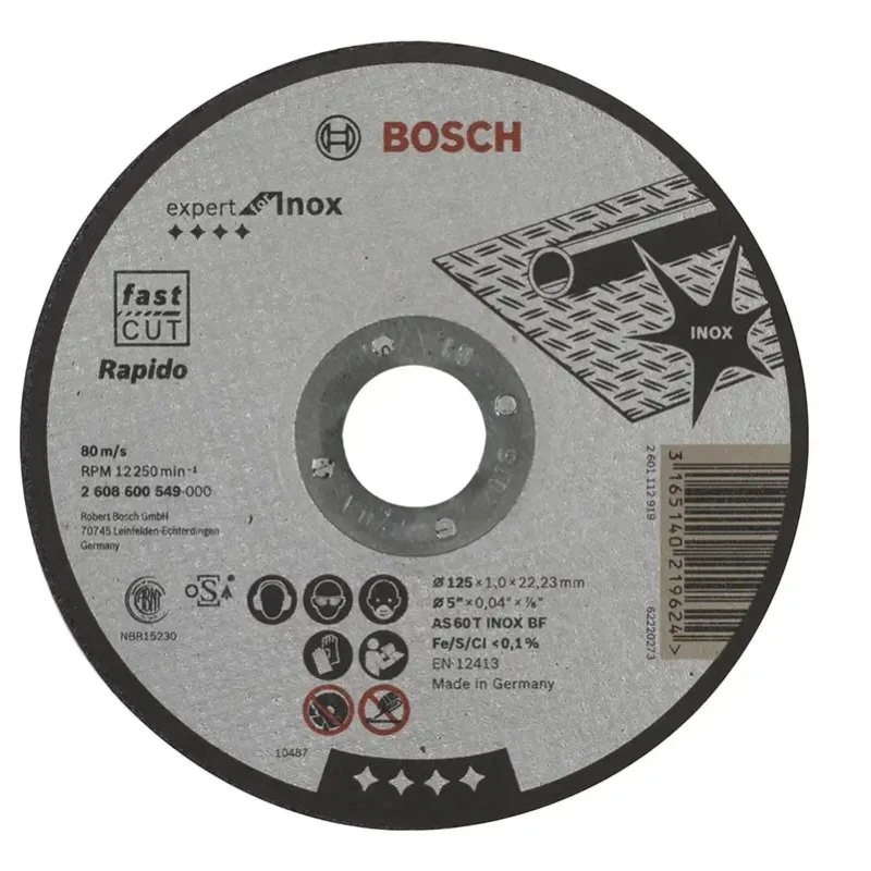 Bosch Expert Rapido AS 60 T INOX 125 x 1,0 mm