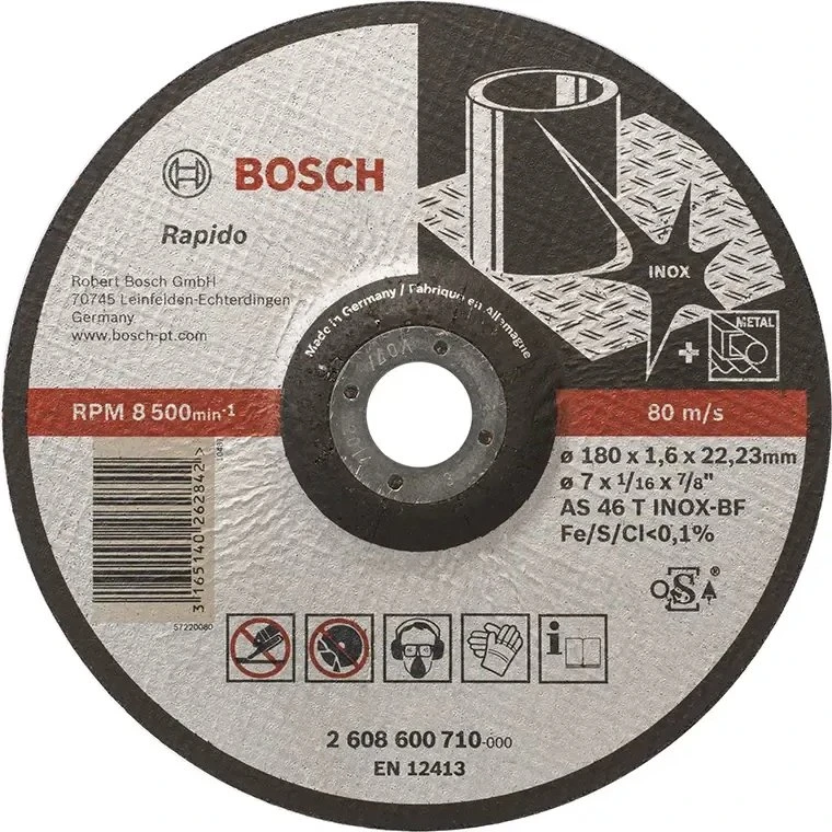 Bosch Expert Rapido Skæreskive Inox 180 mm AS 46 T