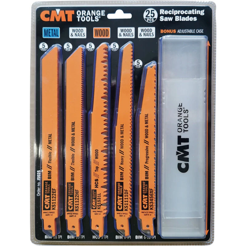 CMT Bajonetklingesæt 25 stk JS025