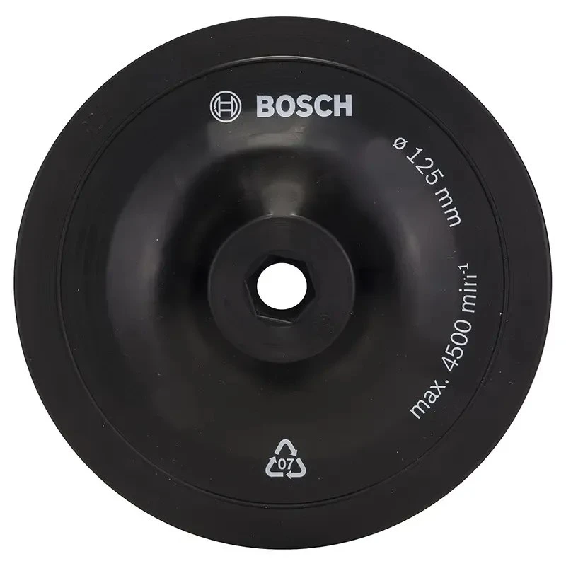 Bosch slibetallerken Ø125 mm (spændesystem, 8 mm skaft)