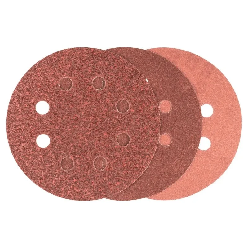 Slibebladssæt 125 mm 6 stk til excentersliber