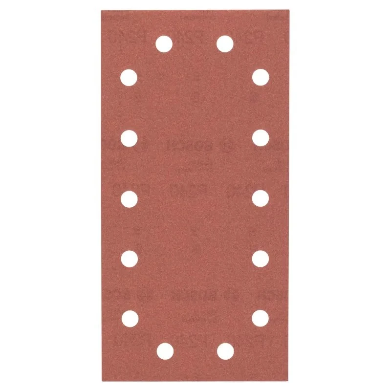 Bosch slibeblad 115x230 mm K240 14-hul 10 stk