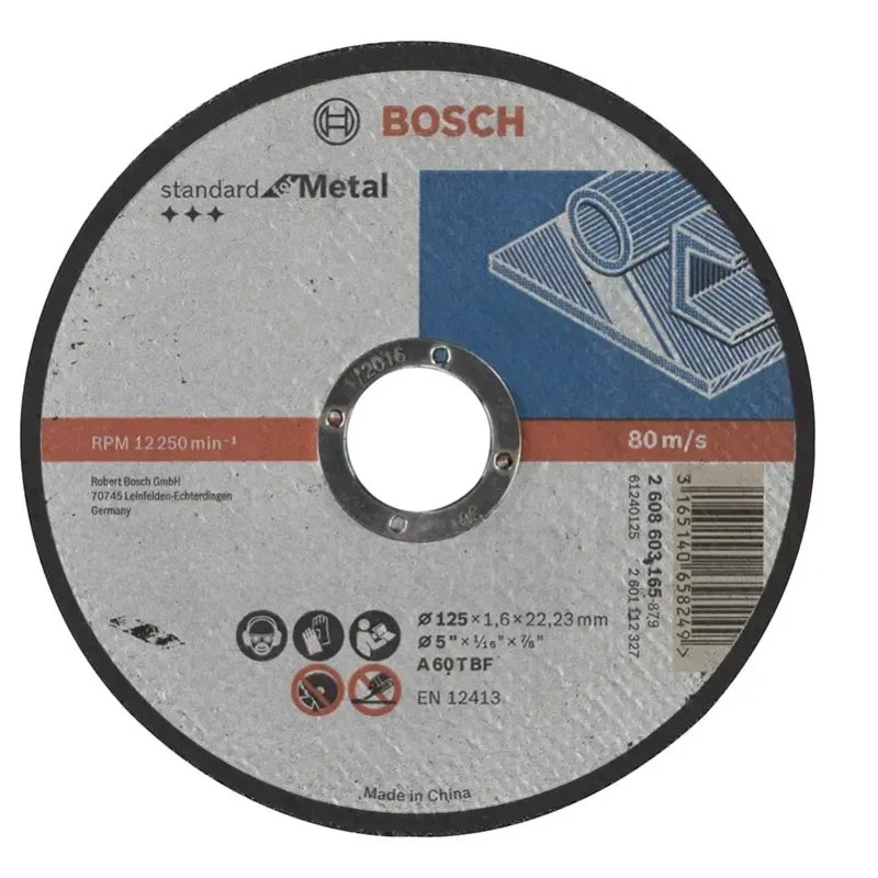 Bosch Skæreskive Metal 125x1,6 mm Standard