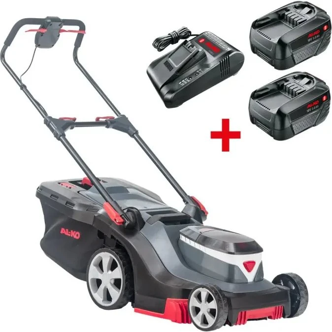 AL-KO 382 Li Premium 18V batteri-plæneklipper (inkl. 2x5,0Ah)