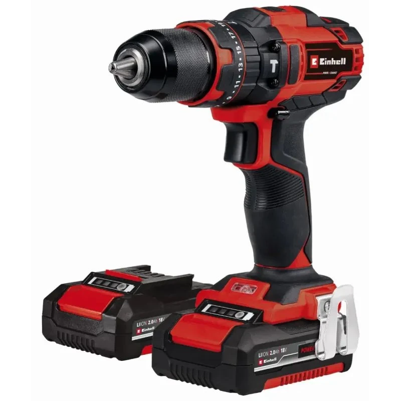 Einhell TE‑CD 18/40 Li slagboremaskine kit 2x2,0Ah