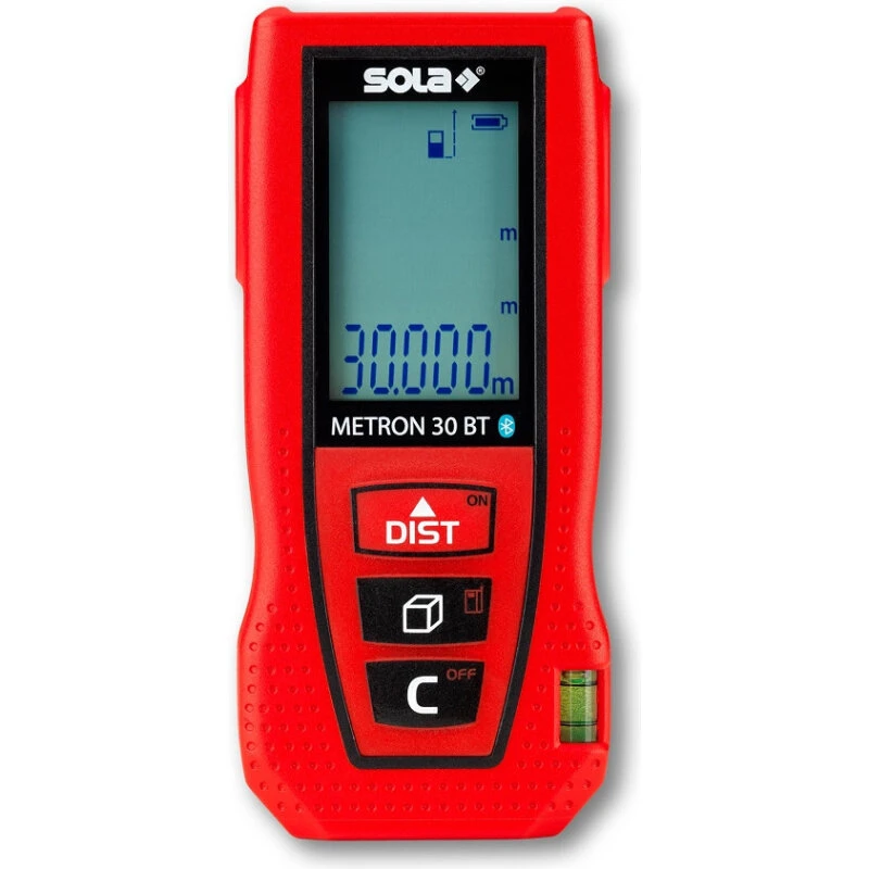 SOLA METRON 30 BT Laserafstandsmåler – 30 m, Bluetooth