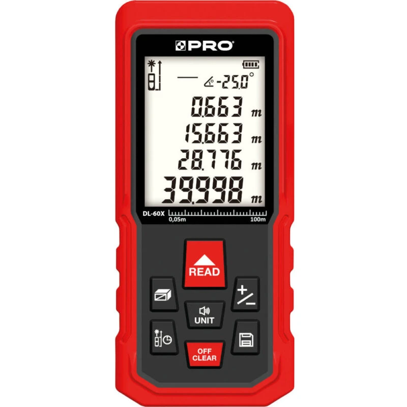 DL-60X Laserafstandsmåler 60 m