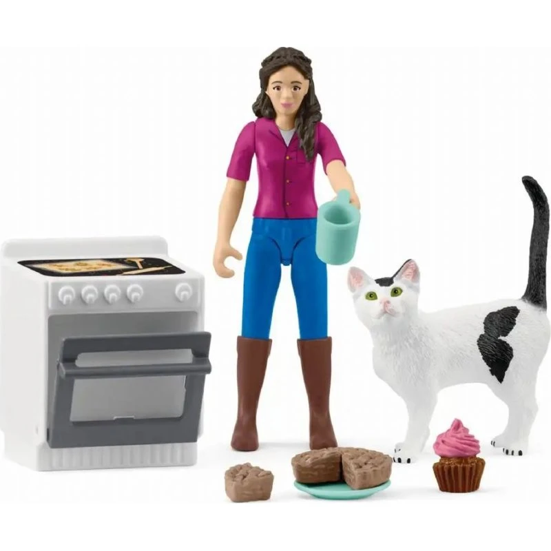 Schleich Pocket: Bageeftermiddag Legesæt (3+ år)