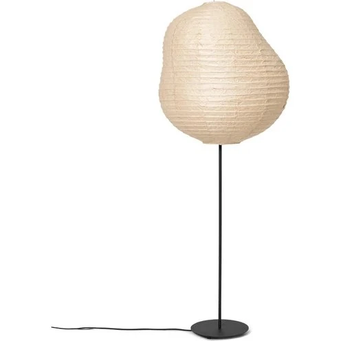 Ferm Living Kurbis gulvlampe - Natural/Sort