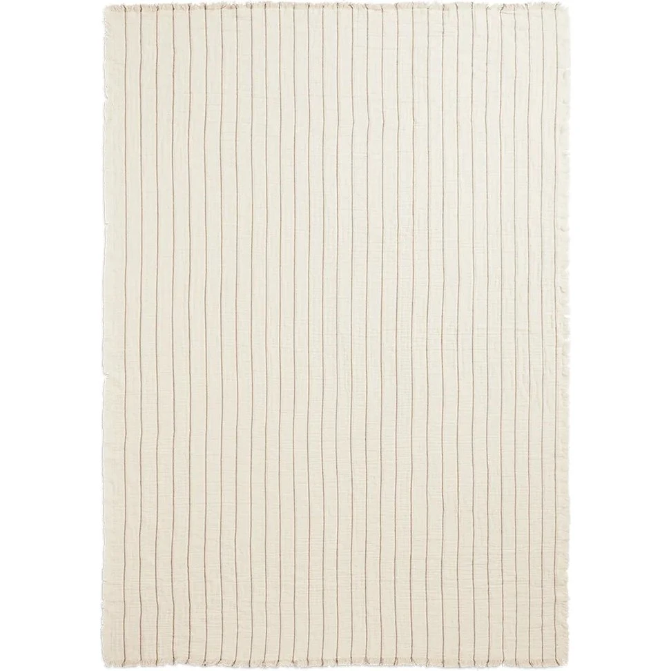 ferm LIVING Aires Sengetæppe Single - Undyed