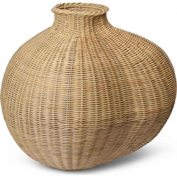 ferm LIVING Bola flettet gulvvase – Natural