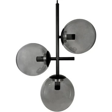 Dyberg Larsen Como Pendel Smoke/Sort - 60x33 cm