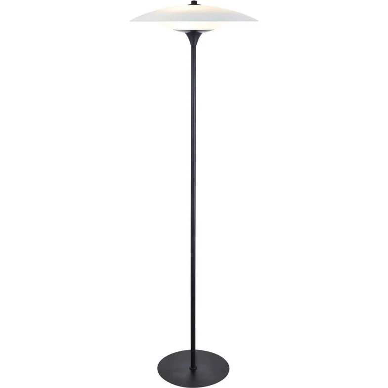 Halo Design Baroni gulvlampe Ø46 - Opal/Mat sort