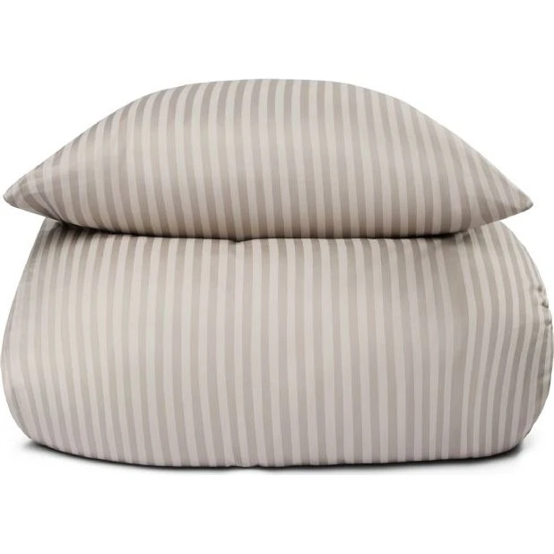 Borg Living bomuldssatin sengesæt 140x200 - Sand