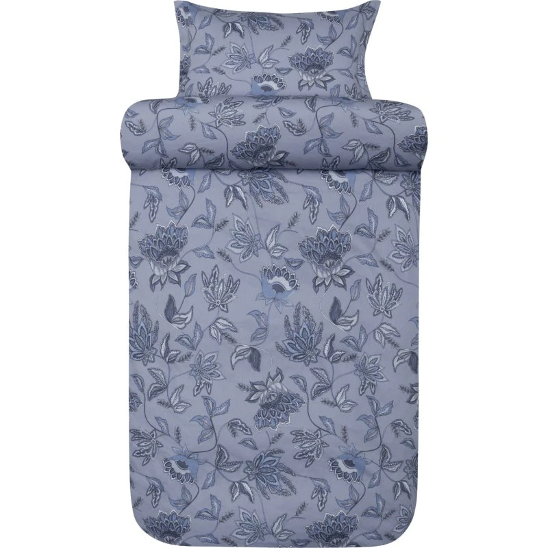 Høie Mille denim blå sengesæt 200x220 cm – 100% bomuldssatin