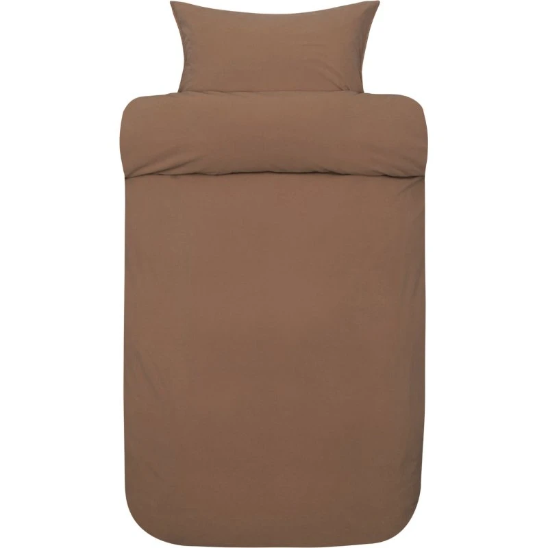 Høie Frøya økologisk sengesæt 140x200 cm – karamelbrun