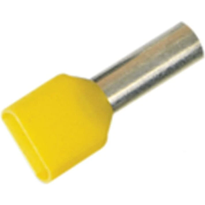 A1-8ETW2 TWIN-isolerede kabelsko 2x1,0 mm² gul 500 stk