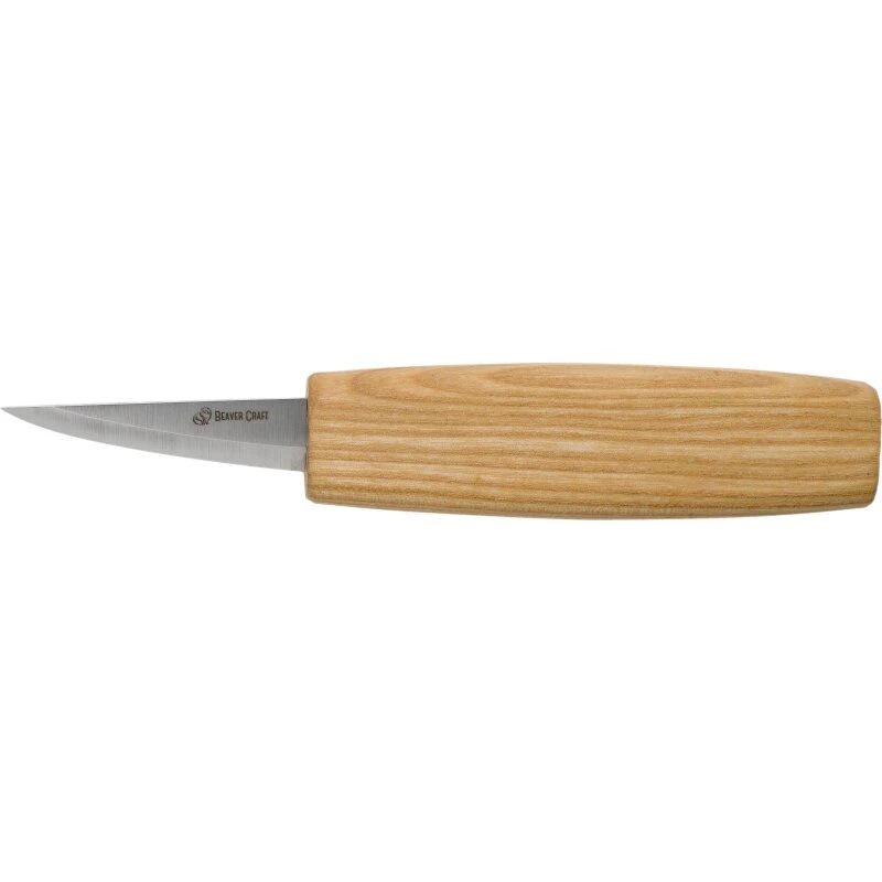 BeaverCraft Snittekniv C13 60x10 mm, ask/carbonstål