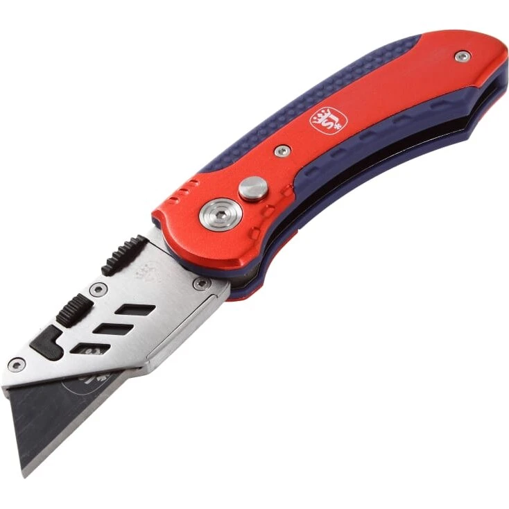 Spear & Jackson foldekniv med metalhus og 10 reserveblade