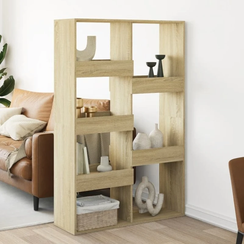 Rumdeler reol 100x33x155,5 cm – Sonoma eg