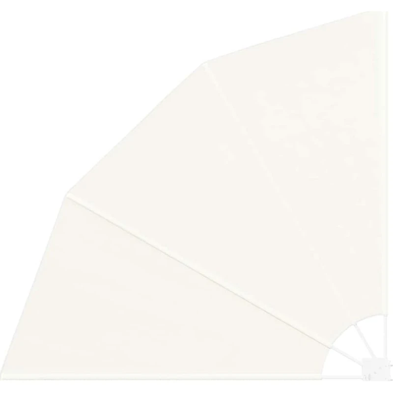 Balkonafskærmning 160x160 cm – Creme (Polyester)