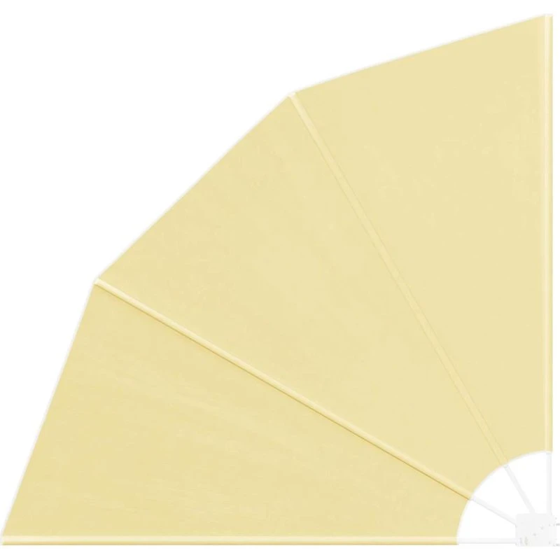 Balkonafskærmning Sand 160×160 cm - Polyester