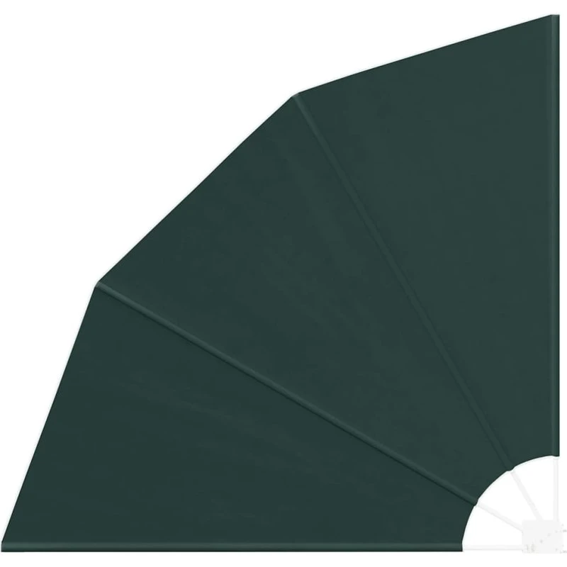 Balkon afskærmning mørkegrøn 160x160 cm – privatlivsskærm