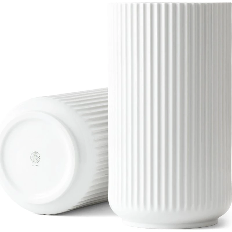 Lyngby Vase 31 cm – Hvid porcelæn