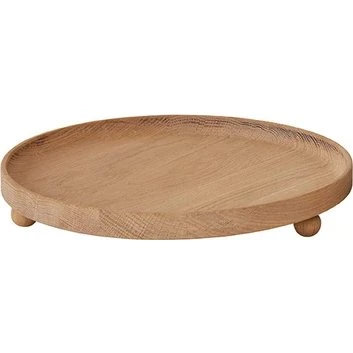 OYOY Inka rund træbakke Ø30 cm – Nature