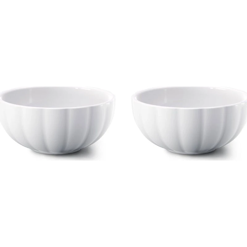 Georg Jensen Bernadotte skålsæt 2-pak Ø7,4 cm - hvid