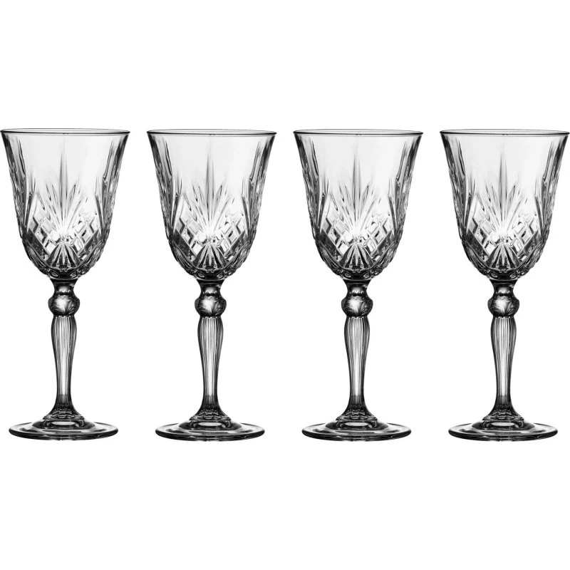 Lyngby Glas Melodia Hvidvinsglas 21 cl – 4 stk.