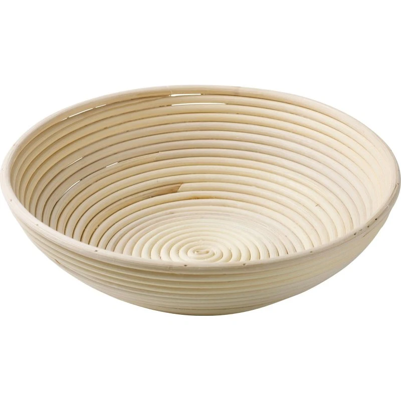 Funktion rund hævekurv i rattan Ø25 x 8 cm