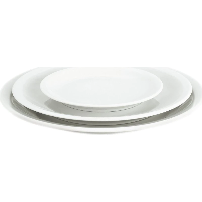 Pillivuyt Bourges tallerken Ø 24 cm - hvid