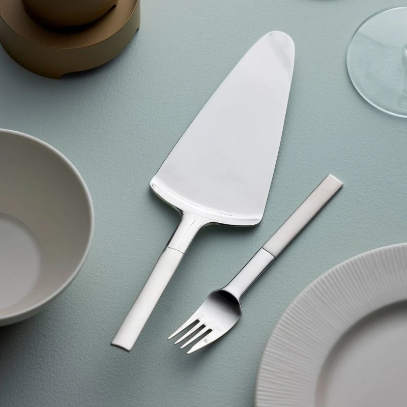 Gense Nobel kagespade 24,7 cm – mat/blankt rustfrit stål