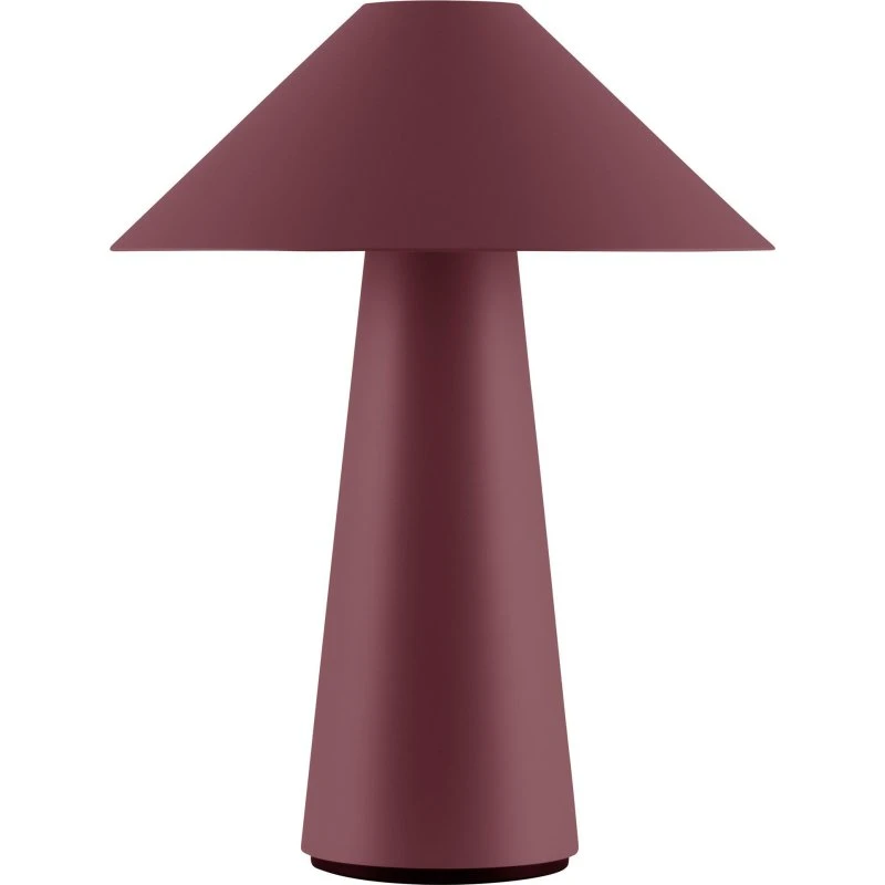 Globen Lighting Cannes bærbar bordlampe Burgundy