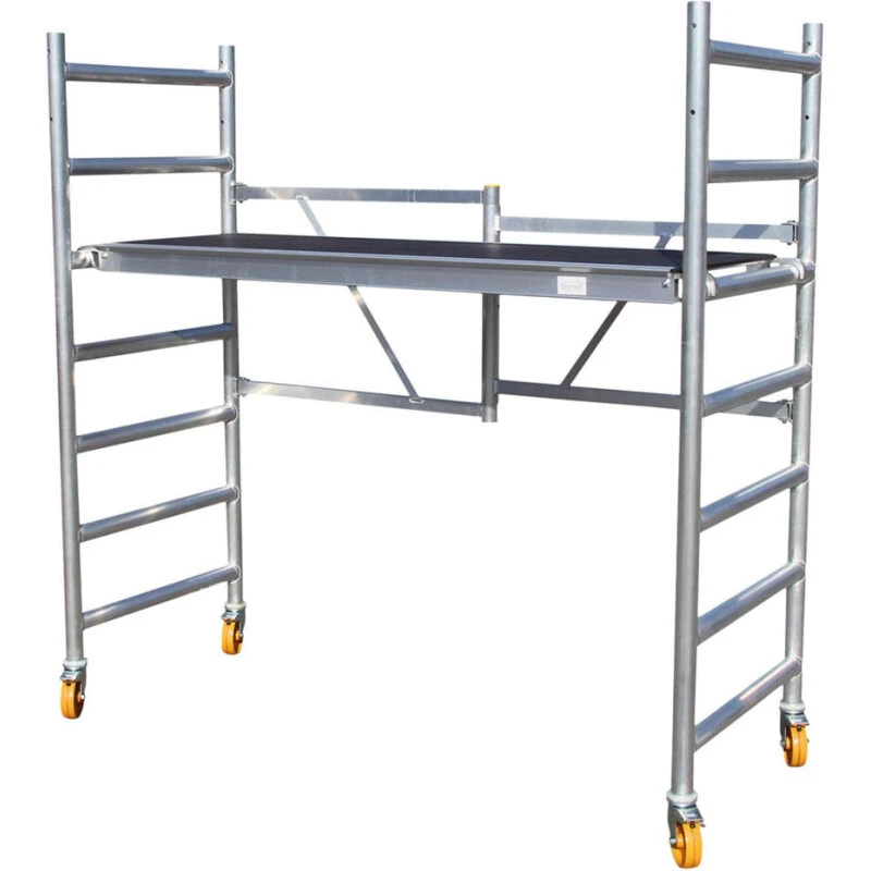 CUSTERS Foldestillads 74x250 cm – 3,8 m arbejdshøjde