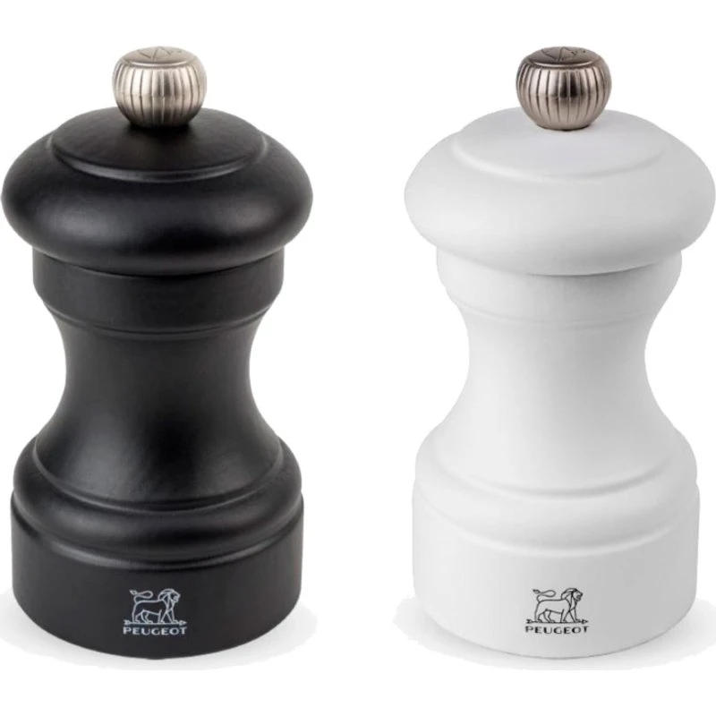 Peugeot Bistro Duo Salt- & Peberkværn 10 cm – Sort/Hvid