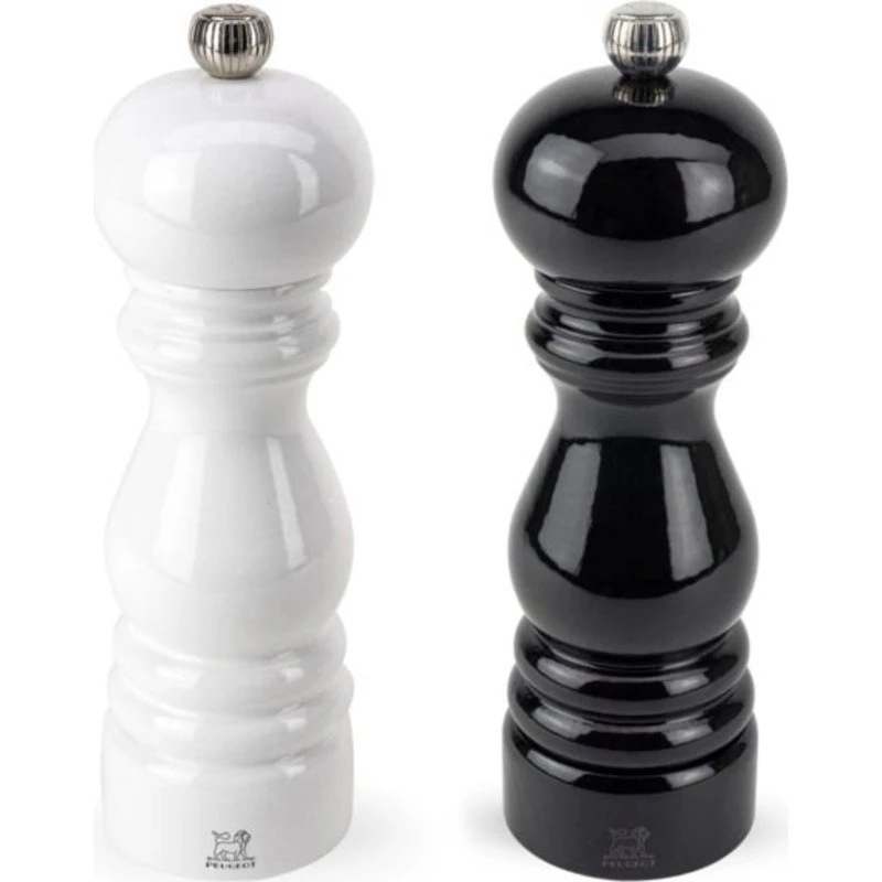 Peugeot Paris salt- og peberkværn sæt 18 cm, sort/hvid