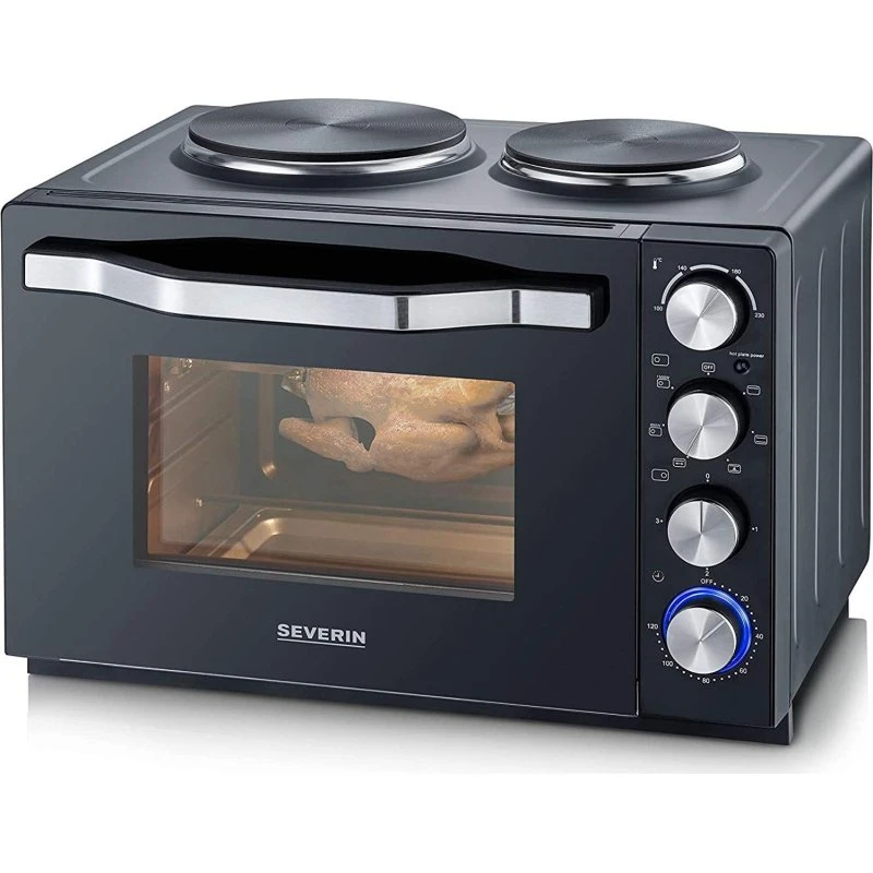 Severin miniovn 30 L med kogeplader 2500 W